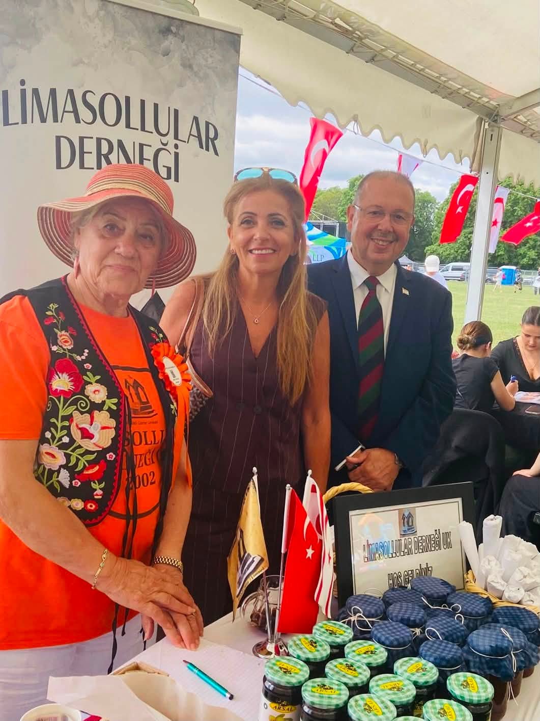 Limasollular Derneği UK stand at the Turkish Cypriot Cultural Festival